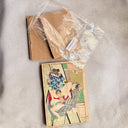 Antique Japanese Shunga Multi-Volume Book Set, Color Woodblock Erotica, Meiji