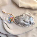 Japanese Novelty Silver Sea Bream Fish Zip Clutch Purse