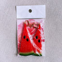 Realistic Watermelon Earrings, Japanese Food Novelty from Tokyo