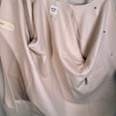 Hermès Paris Cream Cashmere Coat, Leather Toggle Closure