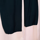 Handmade Black Cotton Drawstring Pants, Mexico
