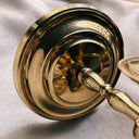 Pair of Mid Century Brass Wall Candle Sconces, Hollywood Regency
