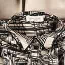 1980s Marcel Laeuffer Monochrome Cityscape Print Shirt, Amsterdam