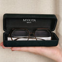 MYKITA Valda Oversized Brown Eyeglasses with Case