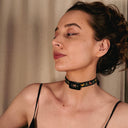 Antique Recycled Victorian Lace Choker, Embroidered Boutique Handmade