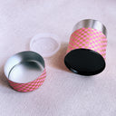 Kyoto Pink Checkered Matcha Tea Chazutsu Tin