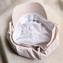 Korean Eight Panel Newsboy Baker Cap in Cream, From Seoul
