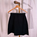 Sandro Paris Black Knit Two Piece Set, Cropped Top & Pocket Skirt