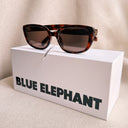 Discontinued Blue Elephant Stan Leopard Tortoiseshell Sunglasses, Korea