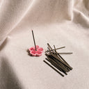 Handmade Pink Ceramic Kyoto Cherry Blossom Incense Holder