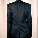 Stella McCartney Hourglass Tailored Power Blazer in Black