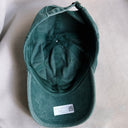 Japanese Washed Forest Green Katakana "Lucky" Embroidered Cap