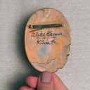 Hand-Painted Gustav Klimt Brooch, Adele Bloch-Bauer Miniature