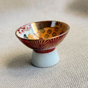 Hand-Painted Kutani Footed Geisha Sauce Cup, Early Showa 1920s-30s