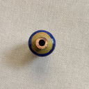 Cobalt & Gilt Porcelain Snuff Bottle, Dragon Motif with Spoon