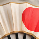 1980s Japanese Hinomaru Rising Sun Folding Hand Fan