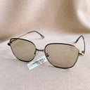 Discontinued Blue Elephant Demia Grey Tint Sunglasses, Silver Frame, Korea