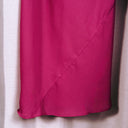 Bias-Cut Slip Maxi in Pink Raspberry