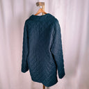 Hermès Navy Quilted Winter Jacket, Signature Jacquard Lining