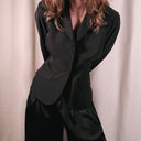 Prada Classic Black Tailored Blazer, Made in Italy, Size 42, 2000s-10s