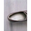 Blush Patent Leather Lace Up Oxford Brogues with Red Laces