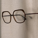 MYKITA Valda Oversized Brown Eyeglasses with Case