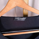 Dolce & Gabbana Black Keyhole Top, Sweetheart Neckline