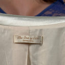 Lichi Ivory Satin Tailored Blazer Coat