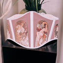 Art Nouveau Alphonse Mucha Underbust Corset, Four Seasons